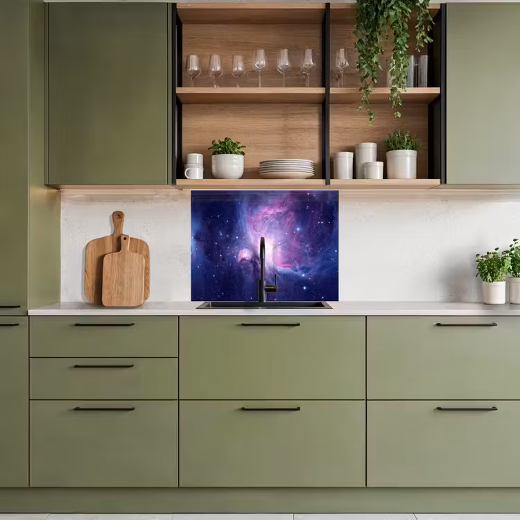 Revestimiento cocina - Espacio - Estrellas - Colorido — 7