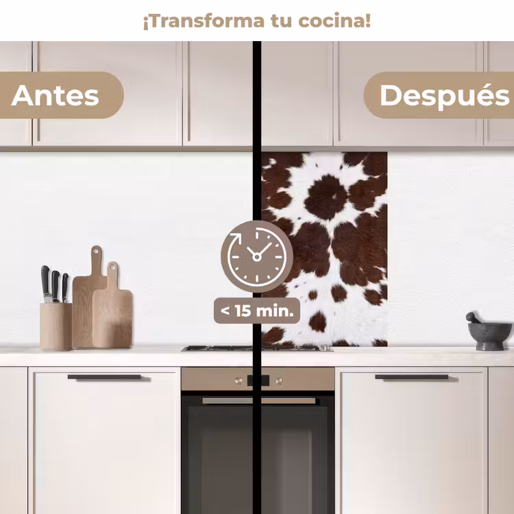 Revestimiento cocina - Piel de vaca - Classic - Marrón — 2
