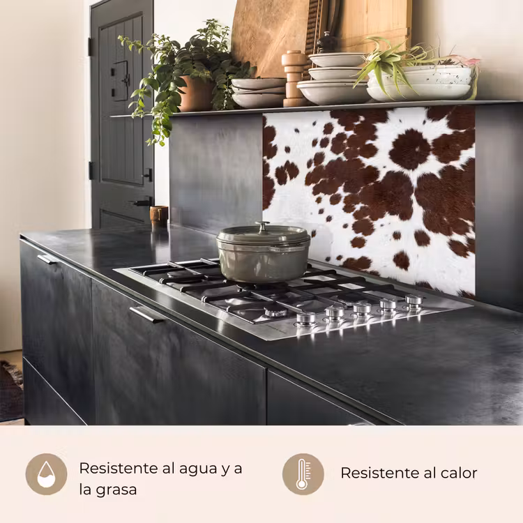 Revestimiento cocina - Piel de vaca - Classic - Marrón — 4