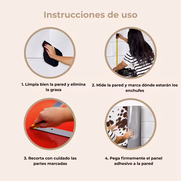 Revestimiento cocina - Piel de vaca - Classic - Marrón — 8