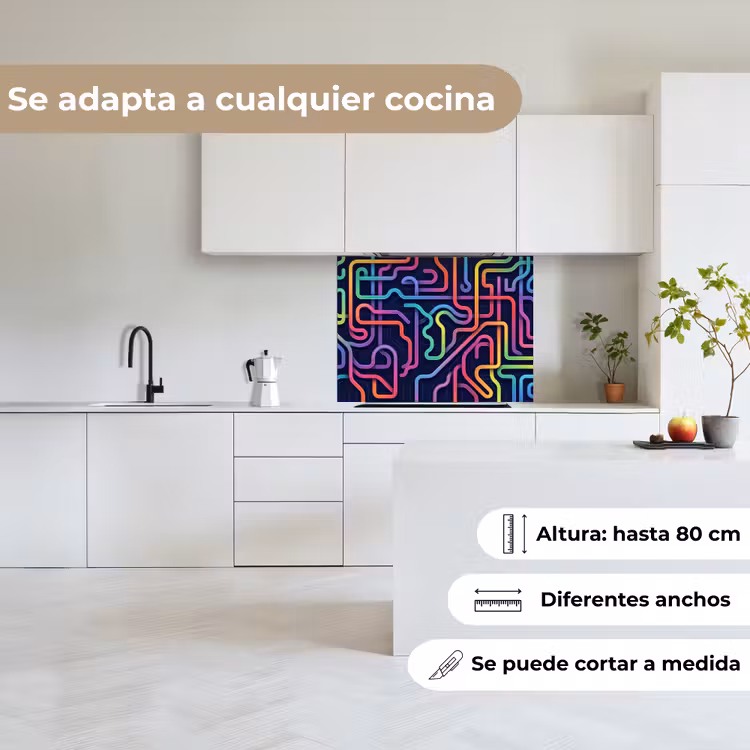 Revestimiento cocina - Retro - Abstracto - Neón — 6