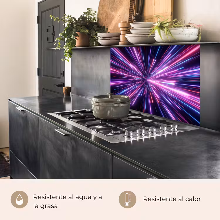 Revestimiento cocina - Velocidad de la luz - Espacio - Rosa - Morado — 4