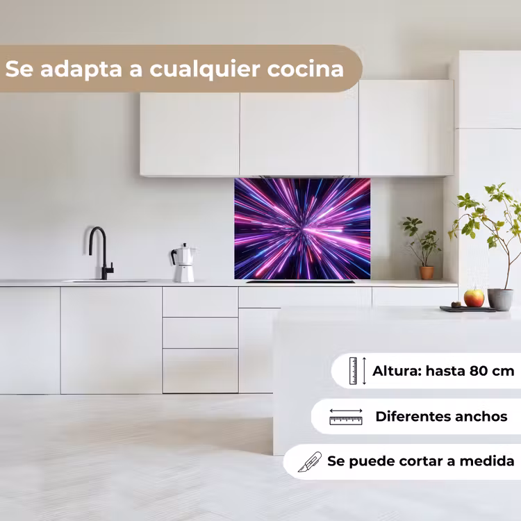 Revestimiento cocina - Velocidad de la luz - Espacio - Rosa - Morado — 6
