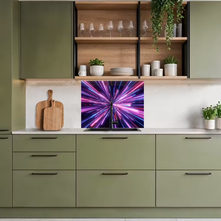 Revestimiento cocina - Velocidad de la luz - Espacio - Rosa - Morado — 7