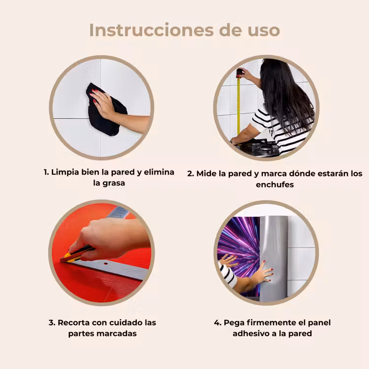 Revestimiento cocina - Velocidad de la luz - Espacio - Rosa - Morado — 8