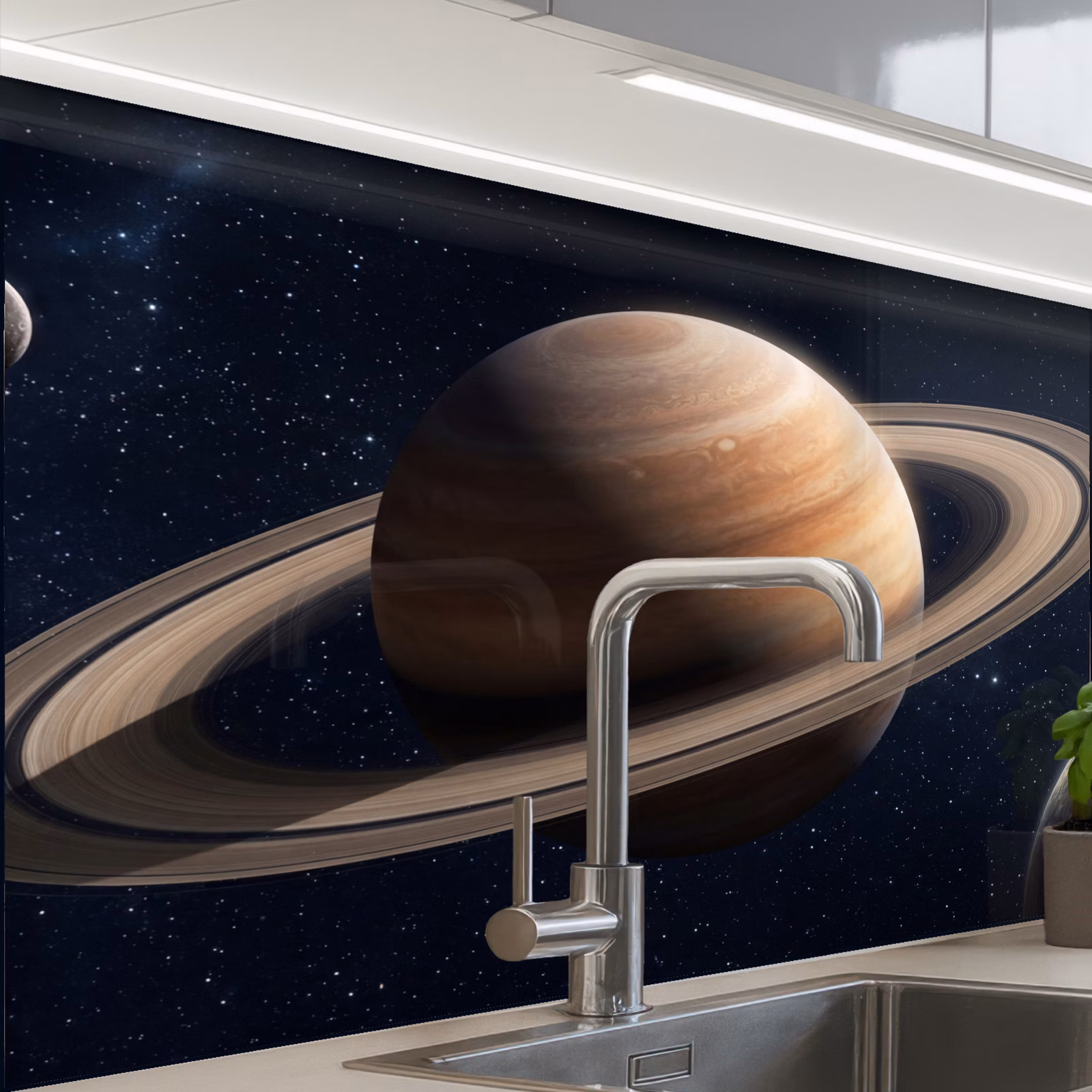 Revestimiento cocina - Planetas - Saturno - Espacio — 1