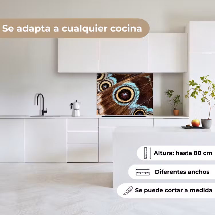 Revestimiento cocina - Alas - Mariposa - Azul — 6