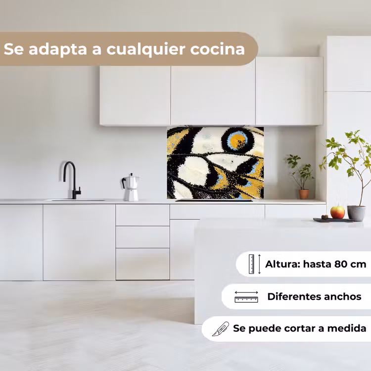 Revestimiento cocina - Mariposa - Ala - Amarillo — 6