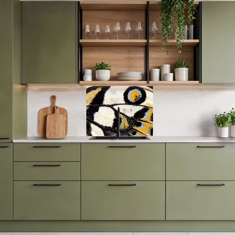 Revestimiento cocina - Mariposa - Ala - Amarillo — 7