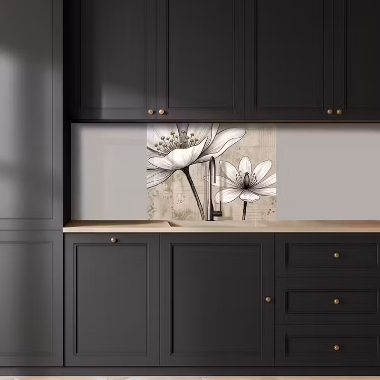 Revestimiento cocina - Moderno - Diseño - Blanco — 5