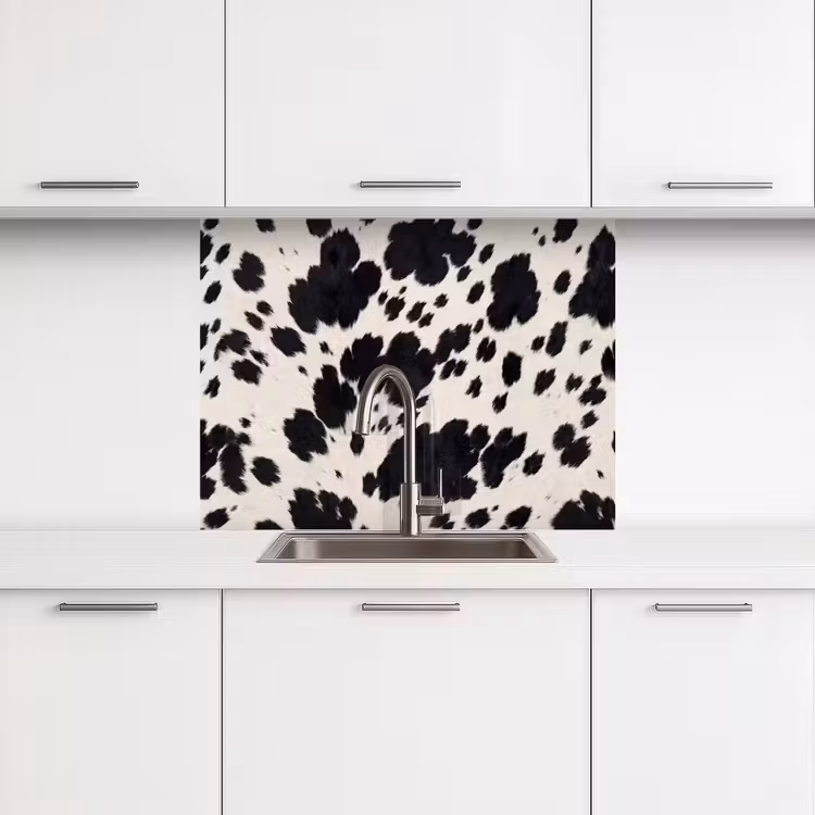 Revestimiento cocina - Patrón - Abrigo - Negro - Blanco — 3