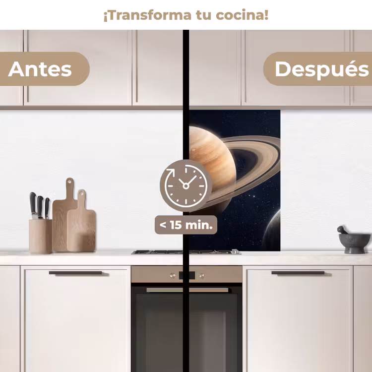 Revestimiento cocina - Planetas - Saturno - Espacio — 2