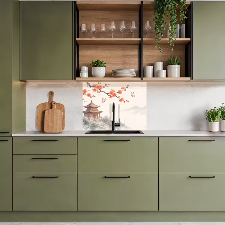Revestimiento cocina - Grúa - Asia - Clásico — 7