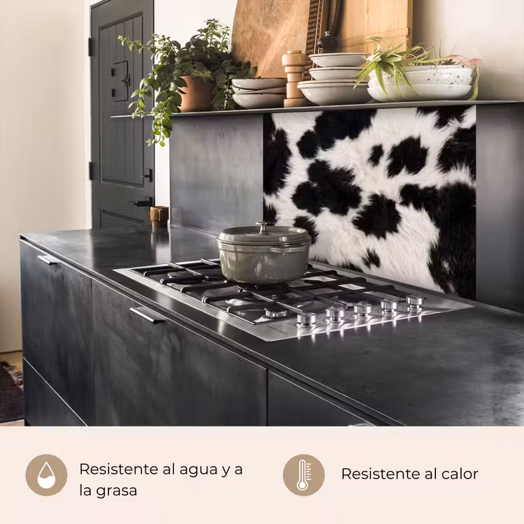 Revestimiento cocina - Piel - Textura - Negro - Blanco — 4