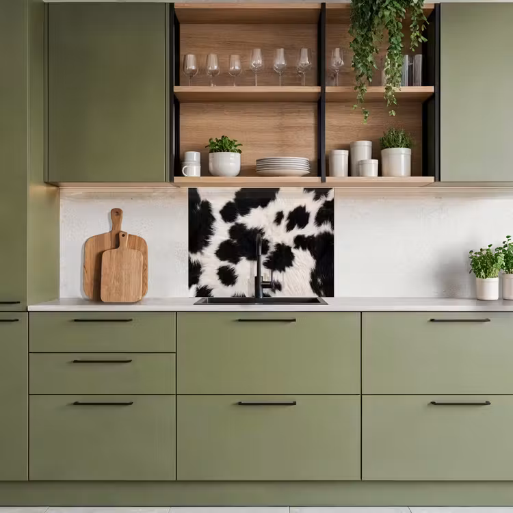 Revestimiento cocina - Piel - Textura - Negro - Blanco — 7