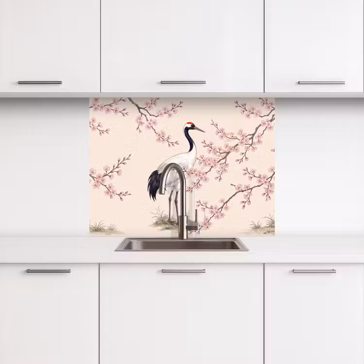Revestimiento cocina - Asiático - Grulla - Beige — 3