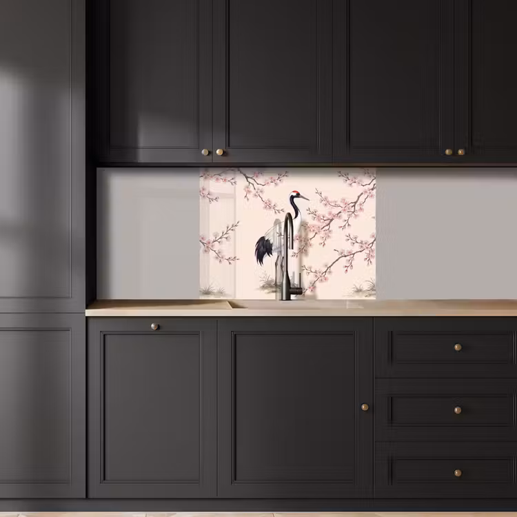 Revestimiento cocina - Asiático - Grulla - Beige — 5