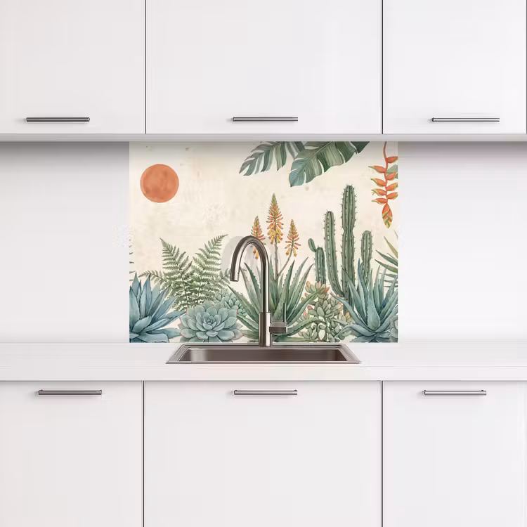 Revestimiento cocina - Desierto - Plantas - Verde — 3