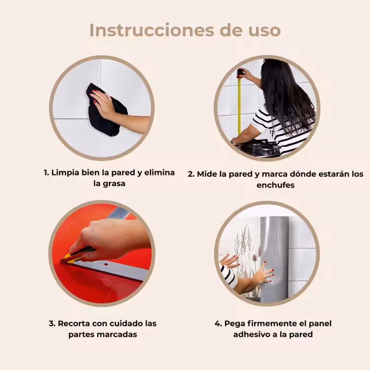 Revestimiento cocina - Flores del prado - Diseño - Sepia — 8