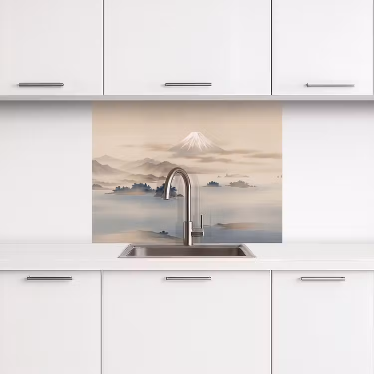 Revestimiento cocina - Japonés - Paisaje - Beige — 3