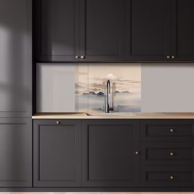 Revestimiento cocina - Japonés - Paisaje - Beige — 5