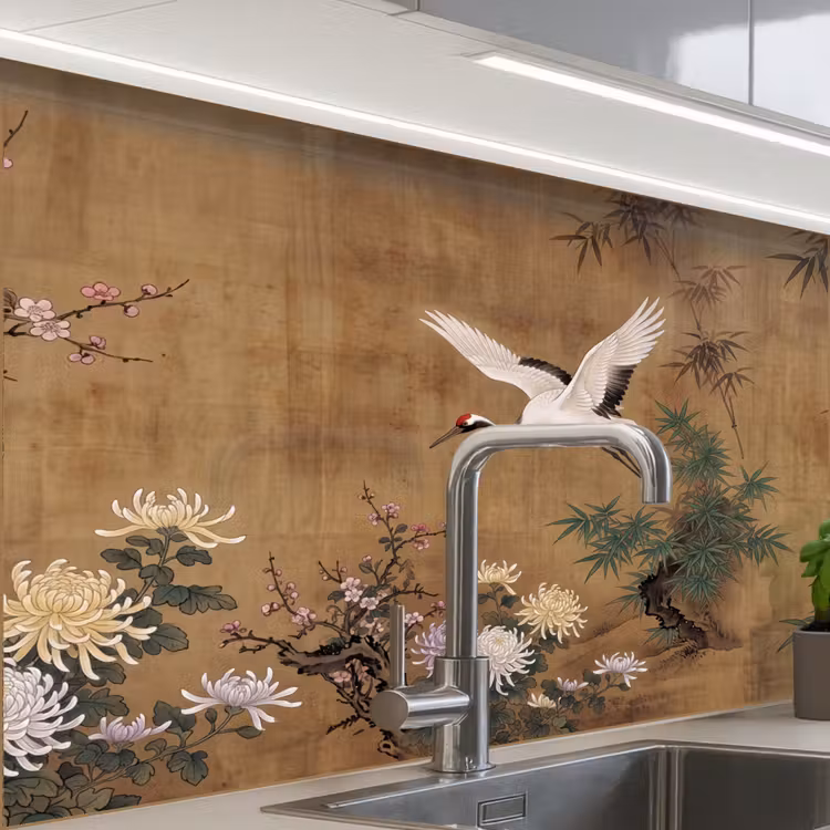 Revestimiento cocina - Oriental - Elegante - Colorido — 1