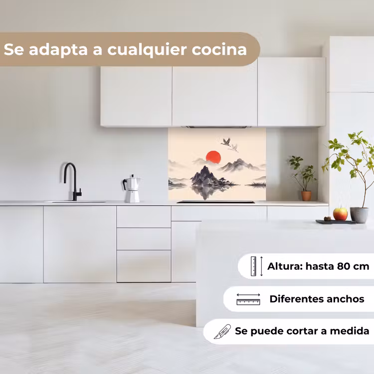 Revestimiento cocina - Oriental - Grúas - Paisaje — 6