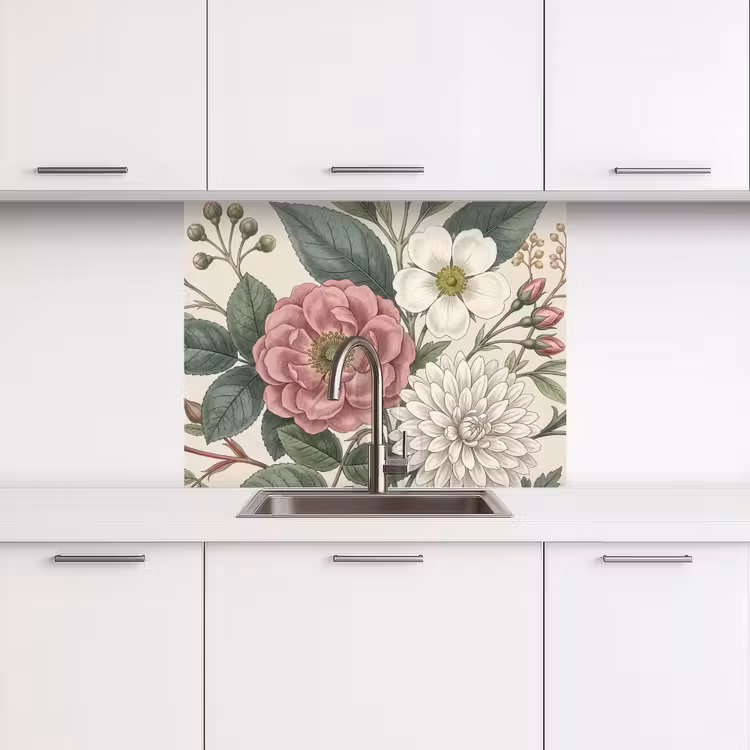 Revestimiento cocina - Romántico - Diseño - Colorido — 3
