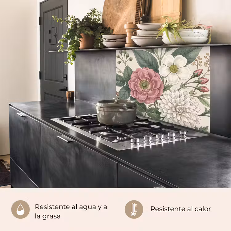 Revestimiento cocina - Romántico - Diseño - Colorido — 4