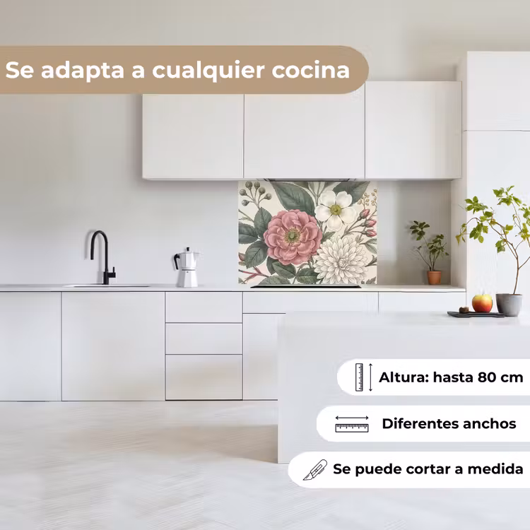 Revestimiento cocina - Romántico - Diseño - Colorido — 6