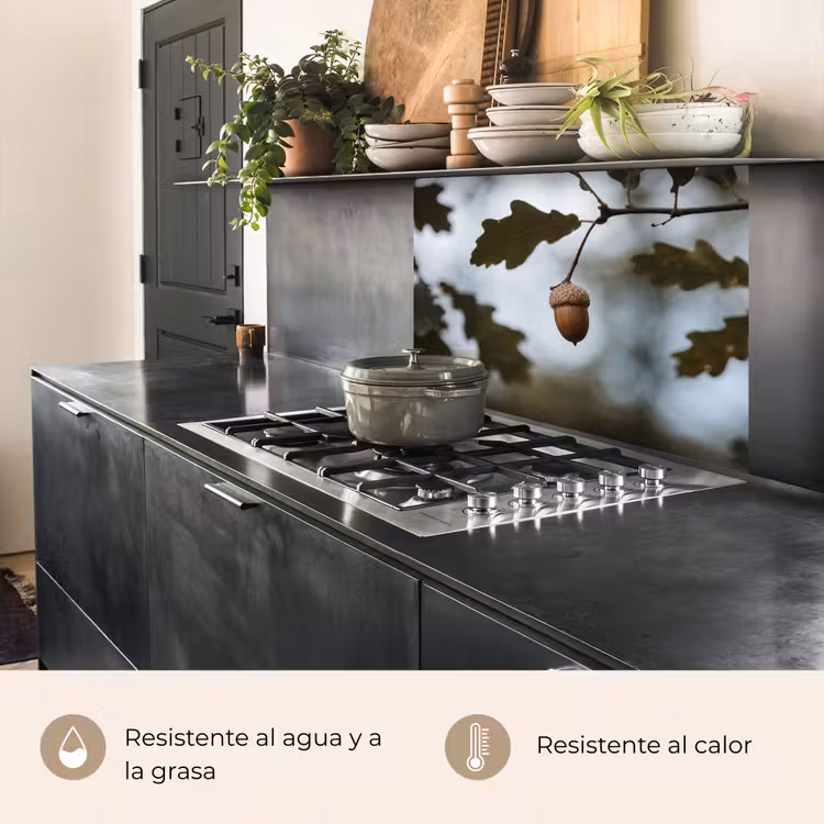 Revestimiento cocina - Bellota - Hoja de roble - Bosque - Otoño - Naturaleza — 4