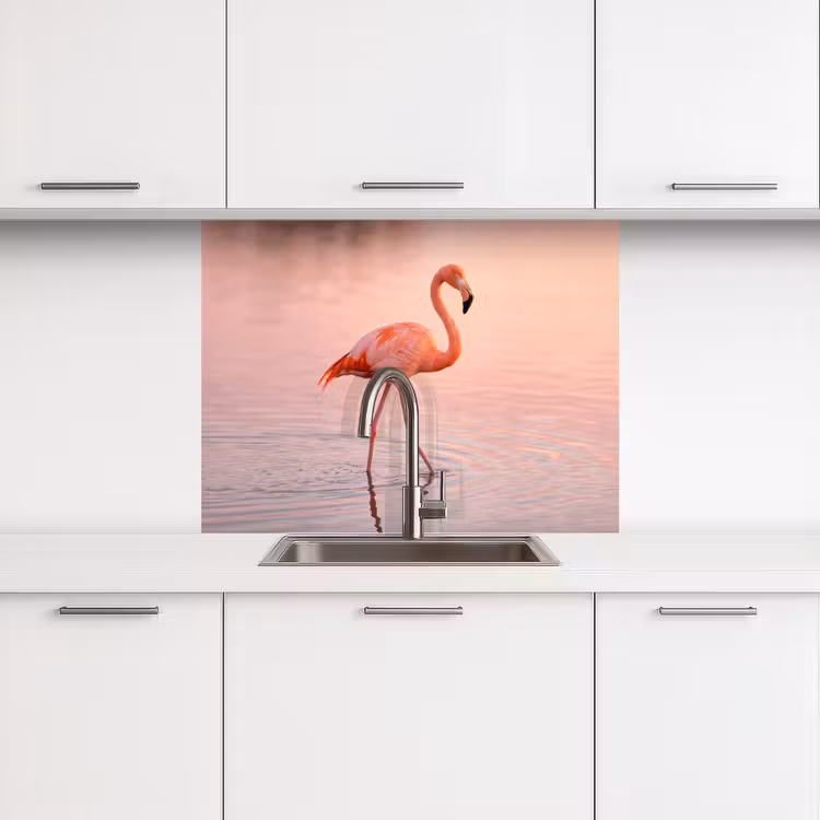 Revestimiento cocina - Flamingo - Agua - Rosa — 3