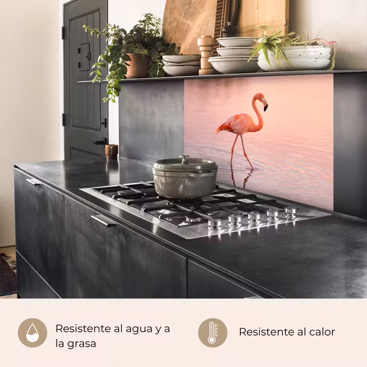 Revestimiento cocina - Flamingo - Agua - Rosa — 4