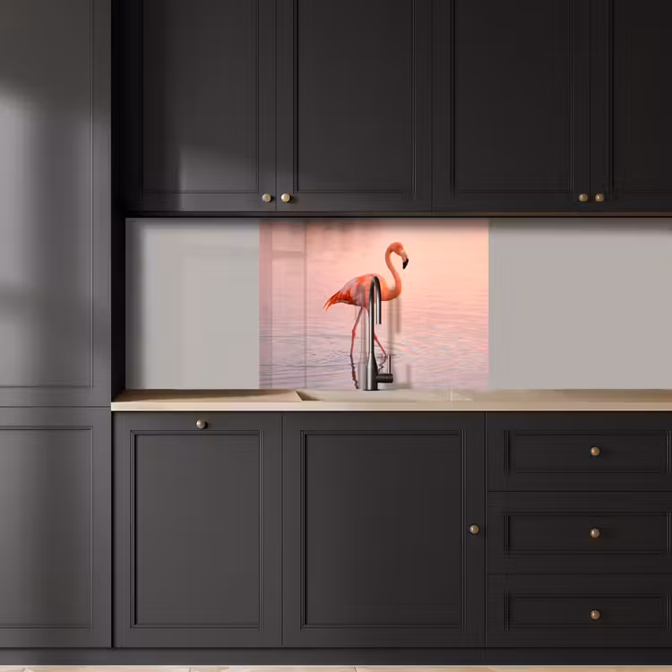 Revestimiento cocina - Flamingo - Agua - Rosa — 5