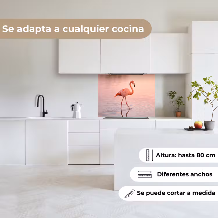 Revestimiento cocina - Flamingo - Agua - Rosa — 6