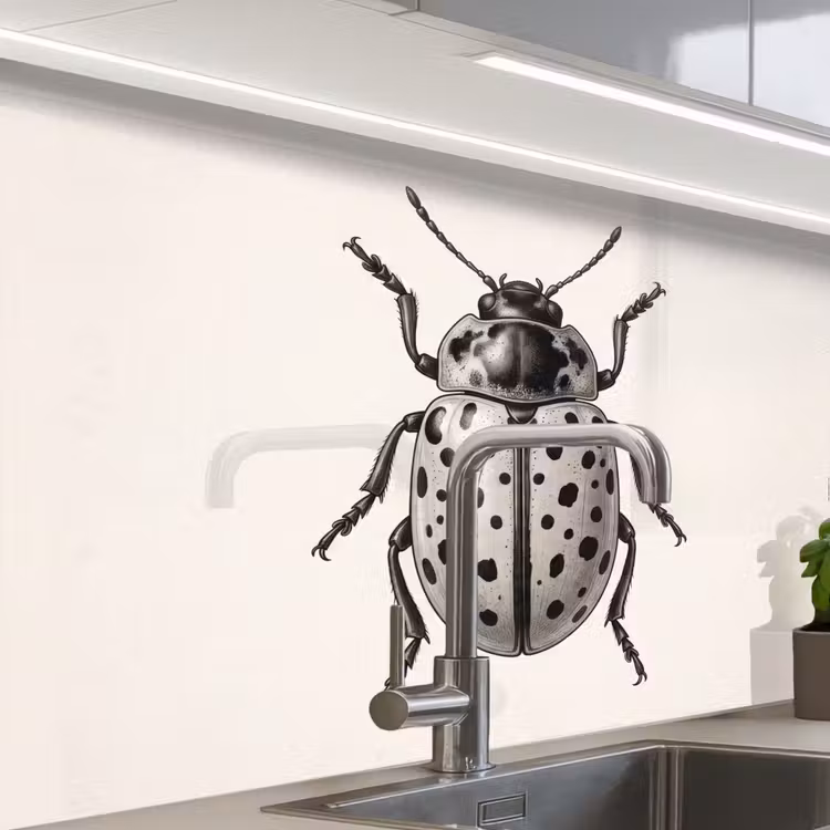 Revestimiento cocina - Escarabajo - Insecto - Vintage — 1