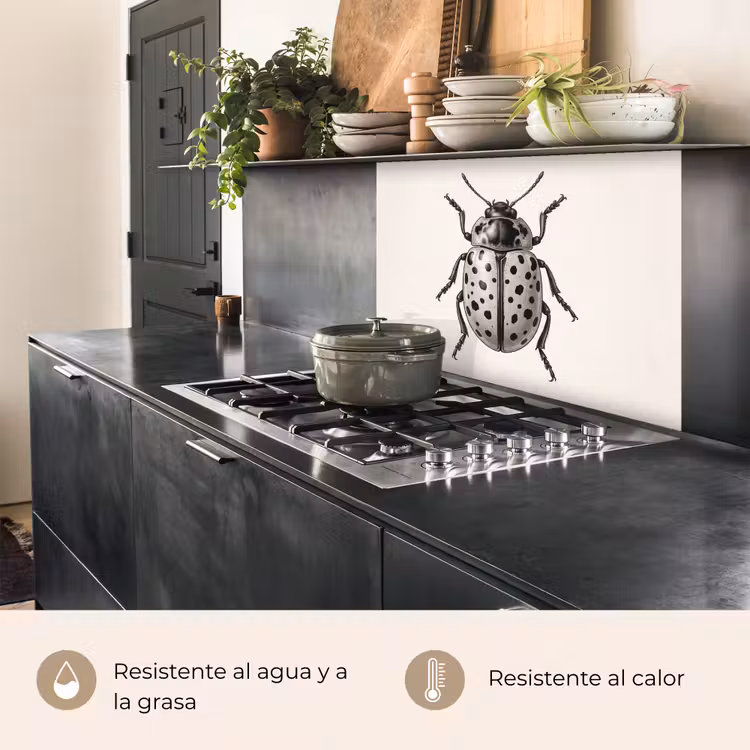 Revestimiento cocina - Escarabajo - Insecto - Vintage — 4