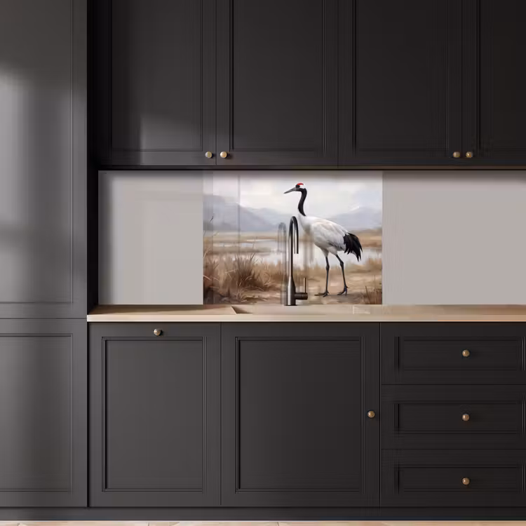 Revestimiento cocina - Grulla - Naturaleza - Realista — 5