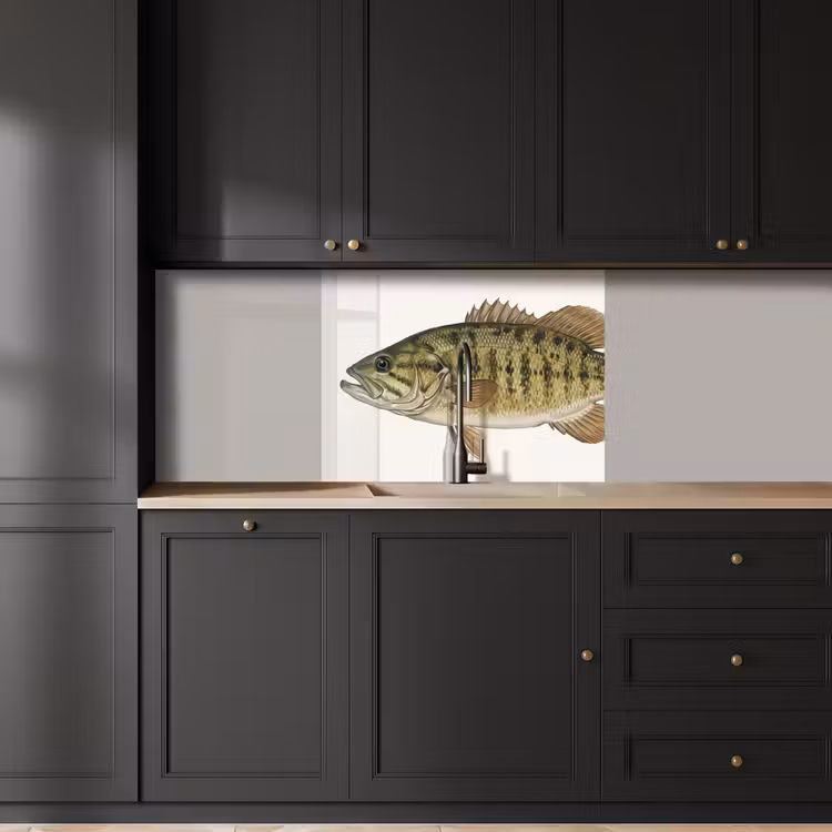 Revestimiento cocina - Peces - Naturaleza - Vintage — 5