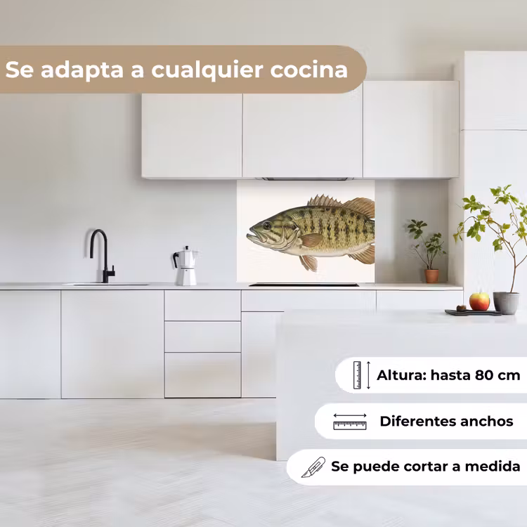Revestimiento cocina - Peces - Naturaleza - Vintage — 6