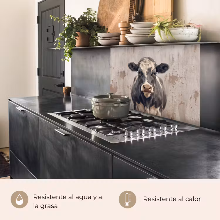 Revestimiento cocina - Vaca - Retrato - Animales - Moderno — 4