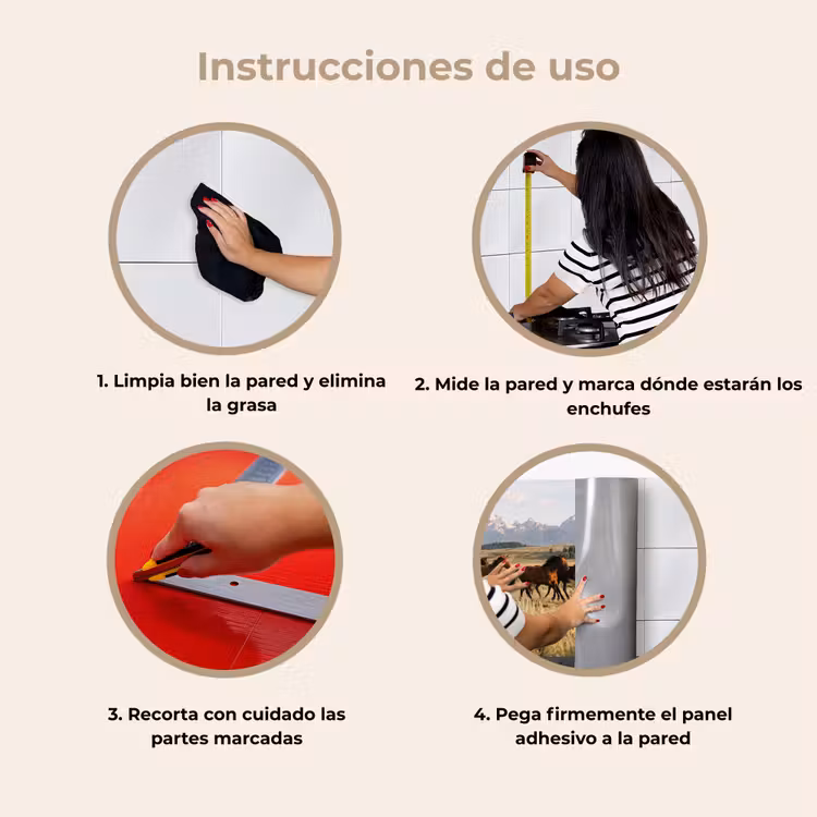 Revestimiento cocina - Caballos - Manada - Montañas - Libertad - Salvaje — 8