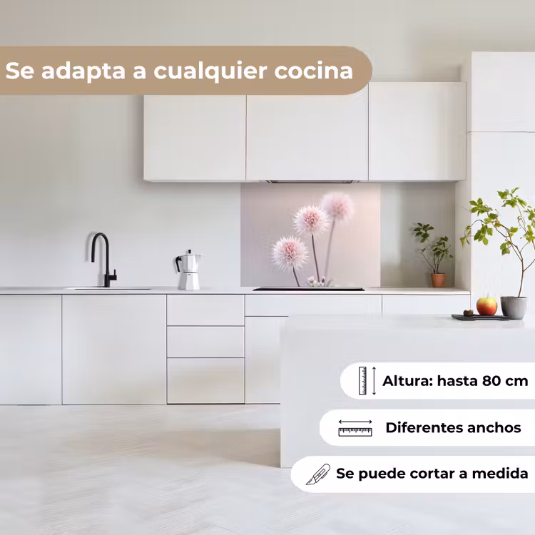 Revestimiento cocina - Flores - Bulbos - Rosa — 6