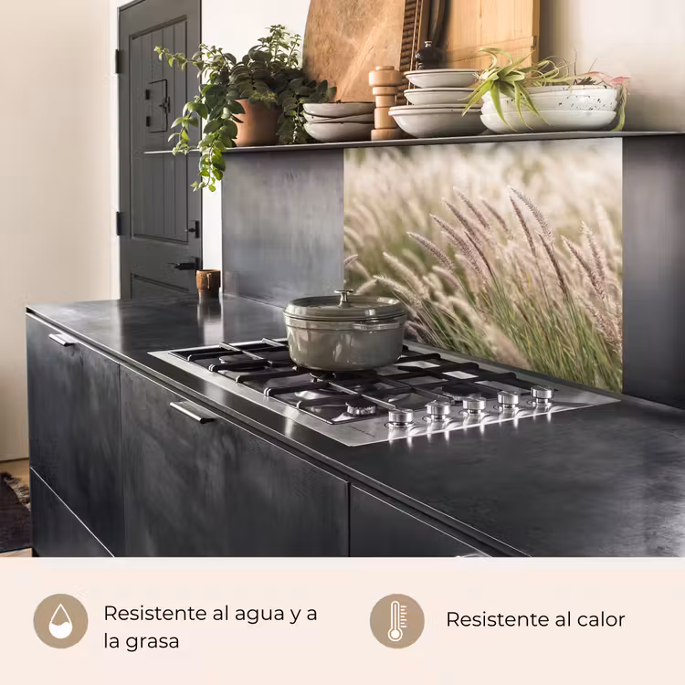 Revestimiento cocina - Hierba - Primer plano - Verde — 4