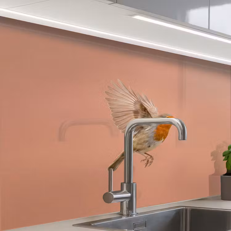 Revestimiento cocina - Robin - Naturaleza - Rosa — 1