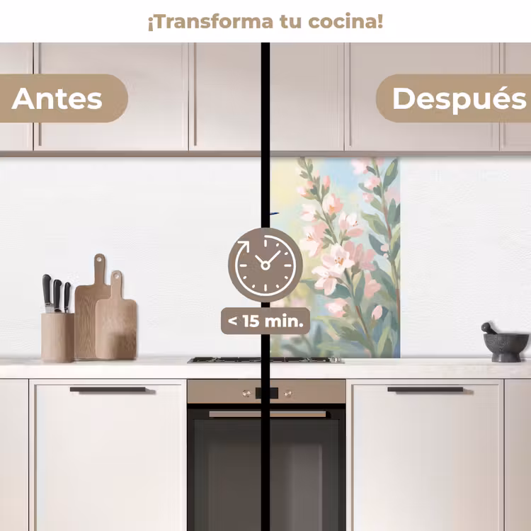 Revestimiento cocina - Colibrí - Ilustración - Colorido — 2