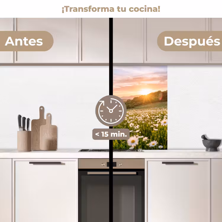 Revestimiento cocina - Margarita - Campo - Colinas - Verde — 2