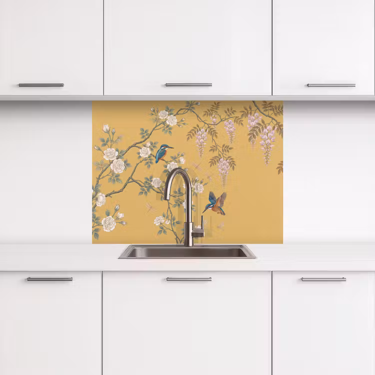 Revestimiento cocina - Martín pescador - Blossom - Amarillo — 3