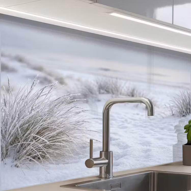 Revestimiento cocina - Dunas - Nieve - Playa - Invierno - Sereno — 1