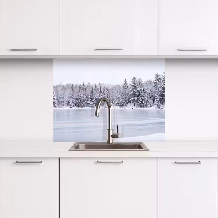 Revestimiento cocina - Más - Pino - Hielo - Invierno - Calmante — 3